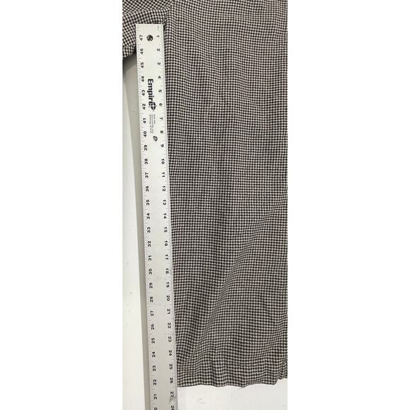 Eddie Bauer Pants Womens Plus Size 18 Black Beige Wool Blend Lined Academia - Picture 6 of 7